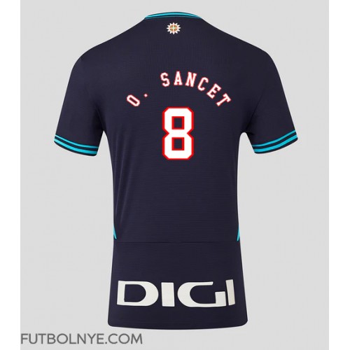 Camiseta Athletic Bilbao Oihan Sancet #8 Visitante Equipación 2025-26 manga corta